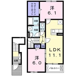 ヴィラ・ボナールの物件間取画像